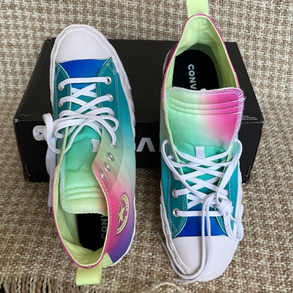 Converse Untitled Hi White/Barely Volt/Black MEN`S - Picture 13 of 15